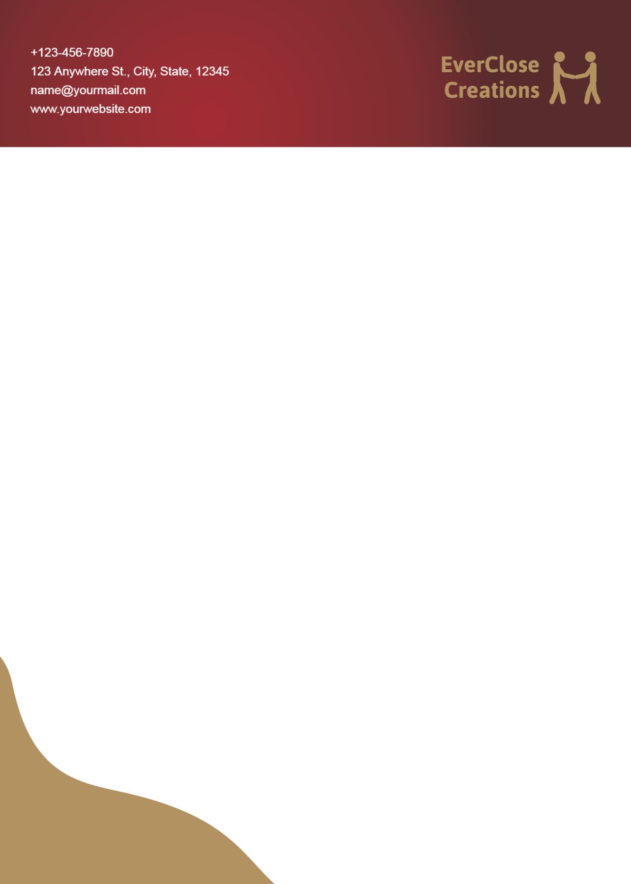 Best Friends Custom Letterhead Printing template preview 14