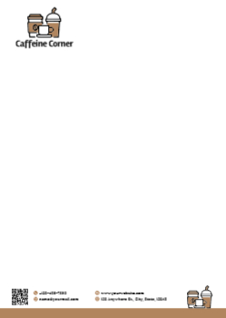 Food Hotel And Restaurant Custom Letterhead Printing template preview 7