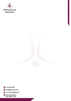 Management Custom Letterhead Printing template preview 2