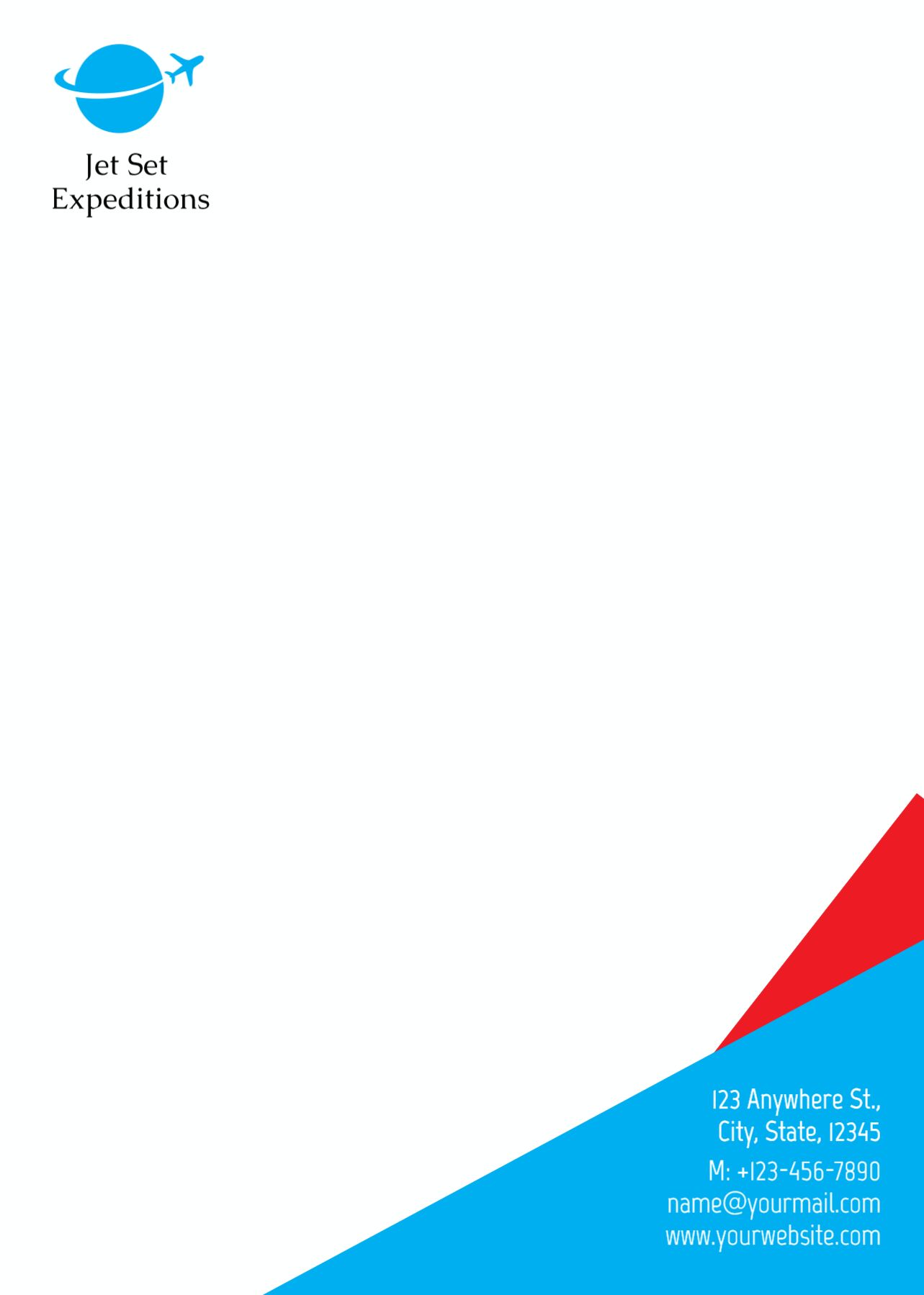 Transportation And Logistics Custom Letterhead Printing template preview 17