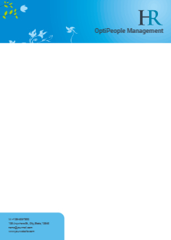 Human Resources Custom Letterhead Printing template preview 11