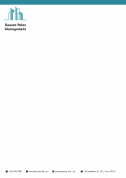 Clean Simple Custom Letterhead Printing template preview 8