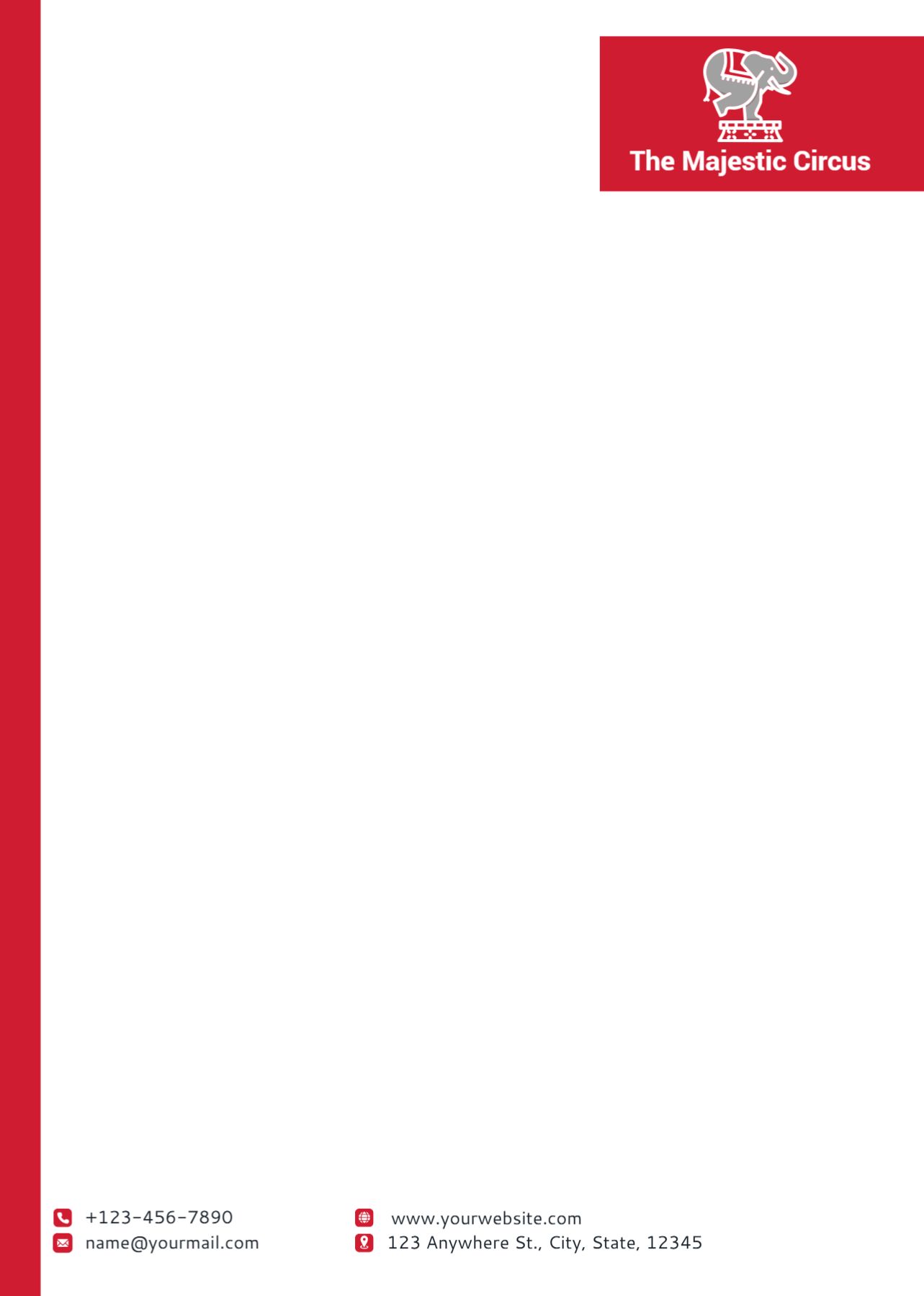 Club Custom Letterhead Printing template preview 17
