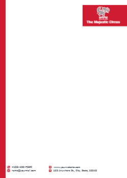 Club Custom Letterhead Printing template preview 2