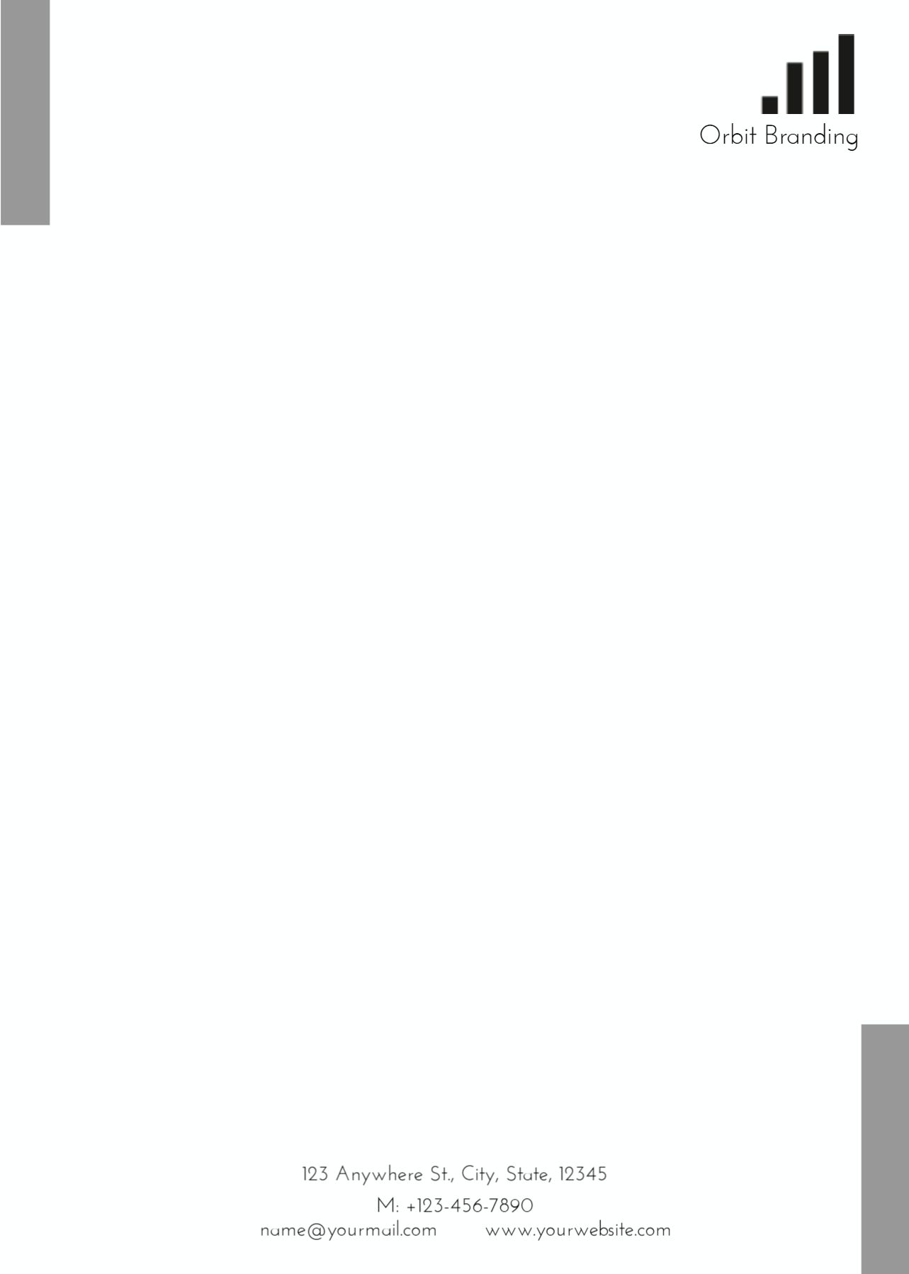 Marketing And Advertising Custom Letterhead Printing template preview 21