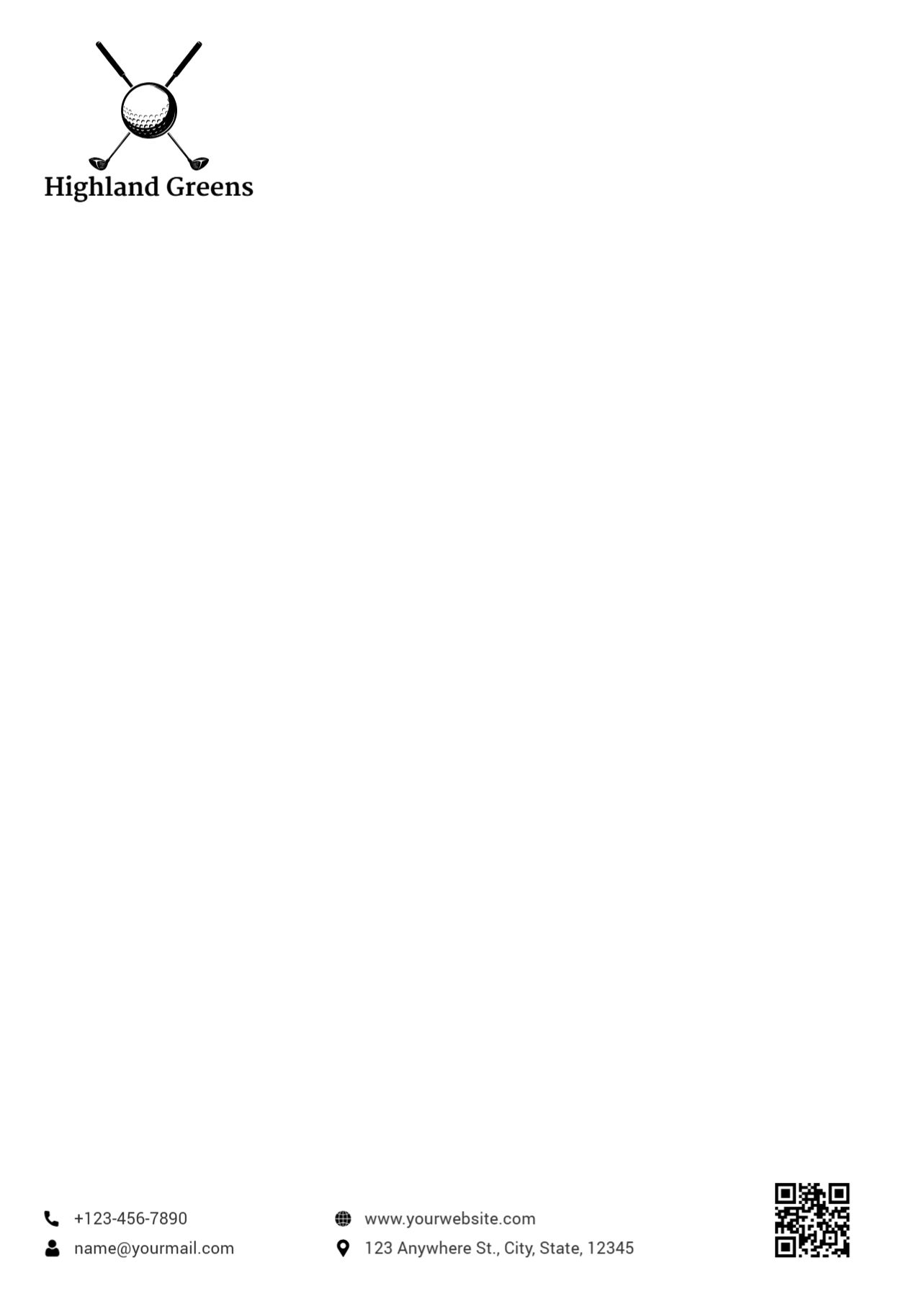 Sport Custom Letterhead Printing template preview 17
