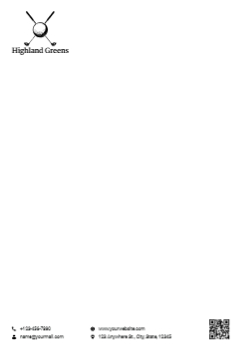 Sport Custom Letterhead Printing template preview 2