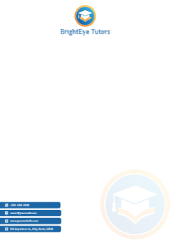 Education And Training Custom Letterhead Printing template preview 5