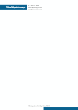 Basic Custom Letterhead Printing template preview 2