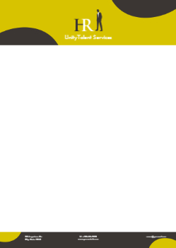 Human Resources Custom Letterhead Printing template preview 9