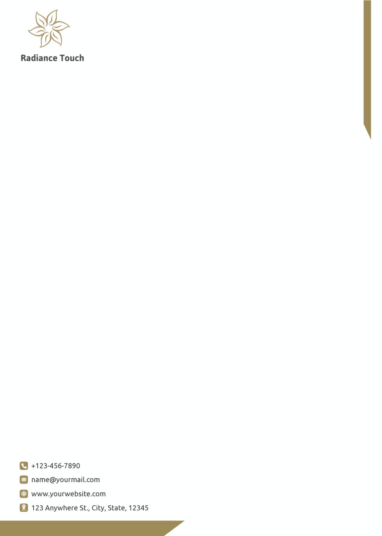 Communication Custom Letterhead Printing template preview 18