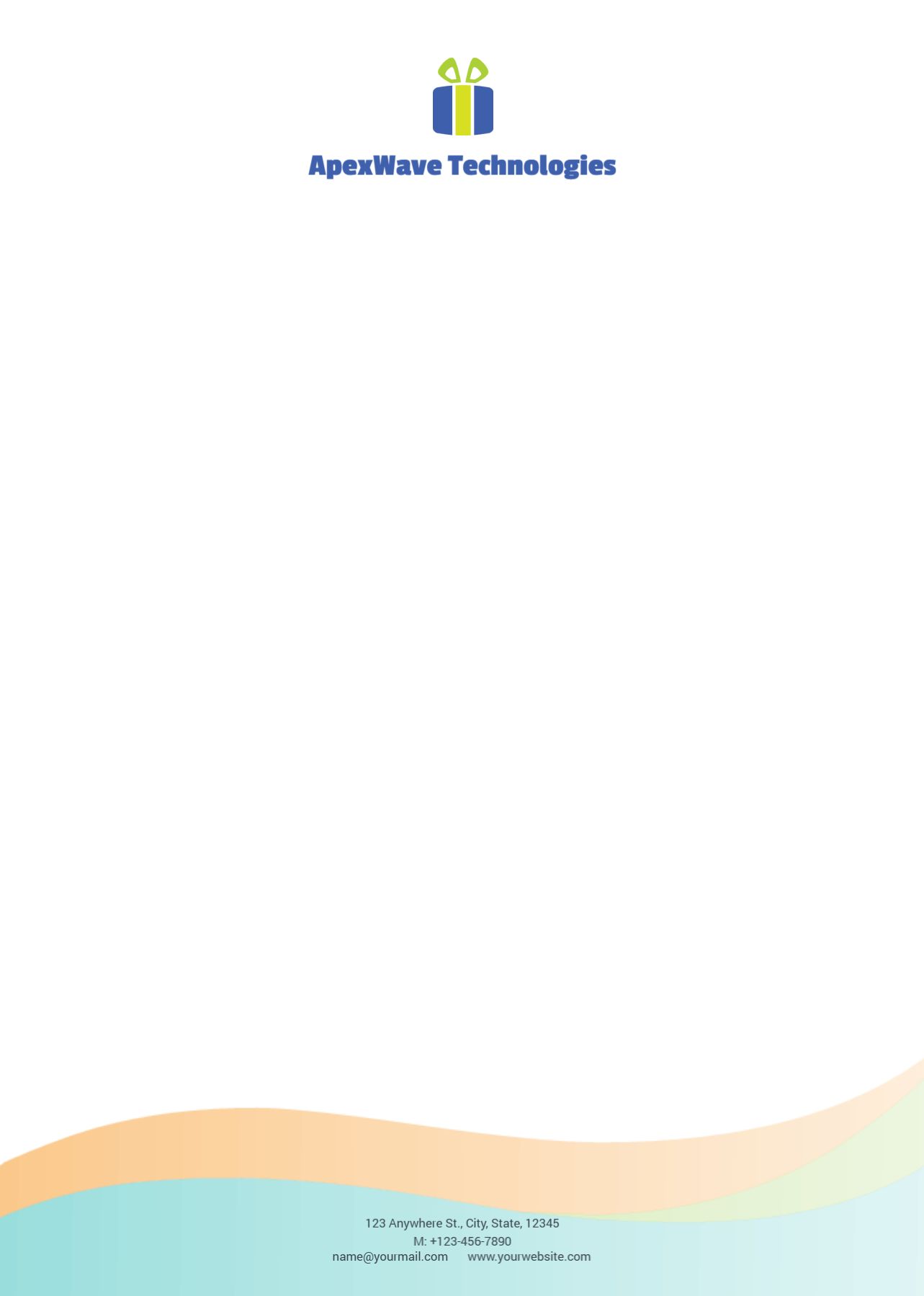It And Internet Custom Letterhead Printing template preview 19