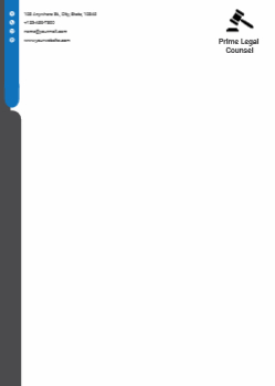 Management Custom Letterhead Printing template preview 3
