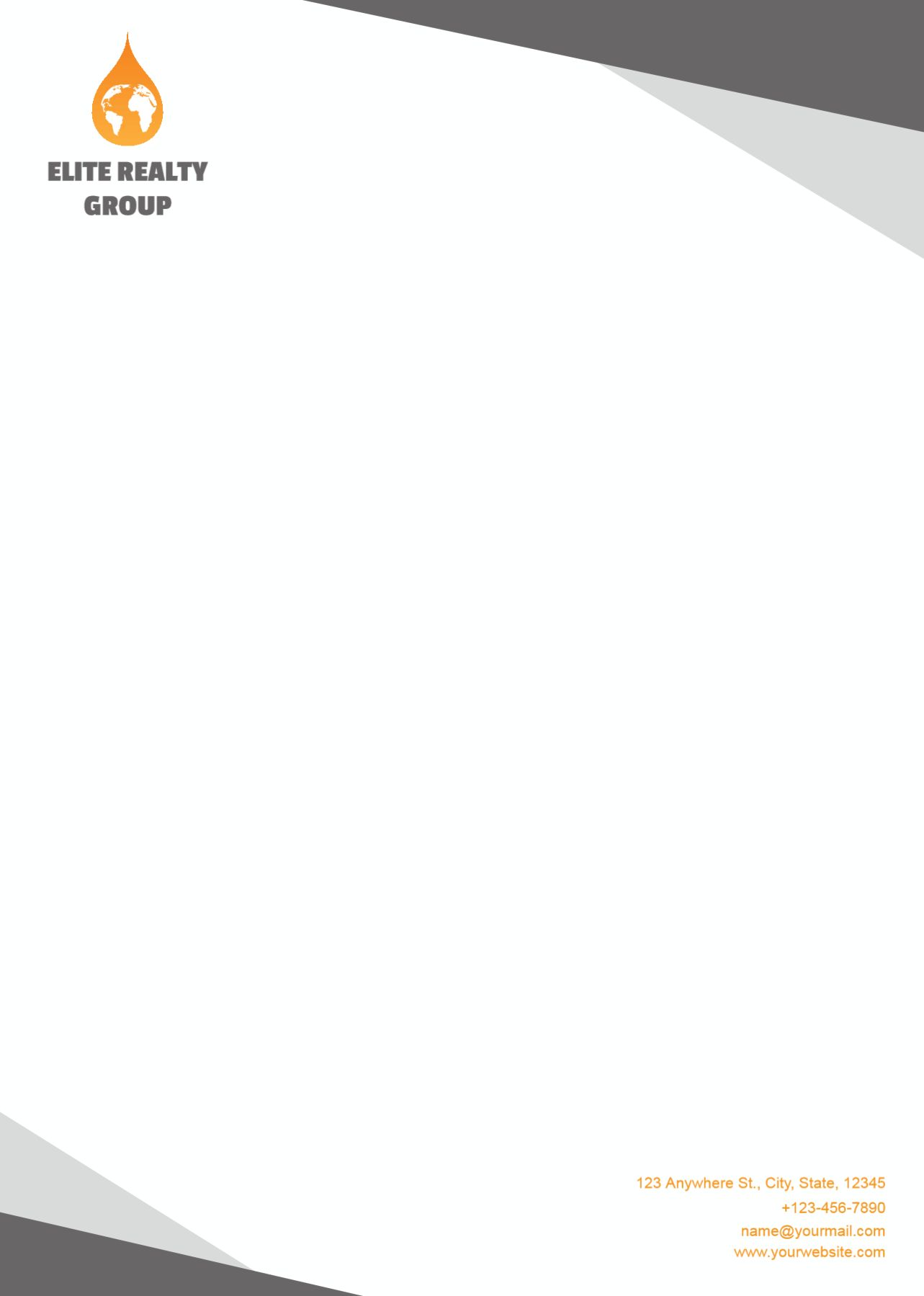 Business Services Custom Letterhead Printing template preview 19