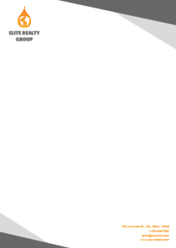 Business Services Custom Letterhead Printing template preview 7