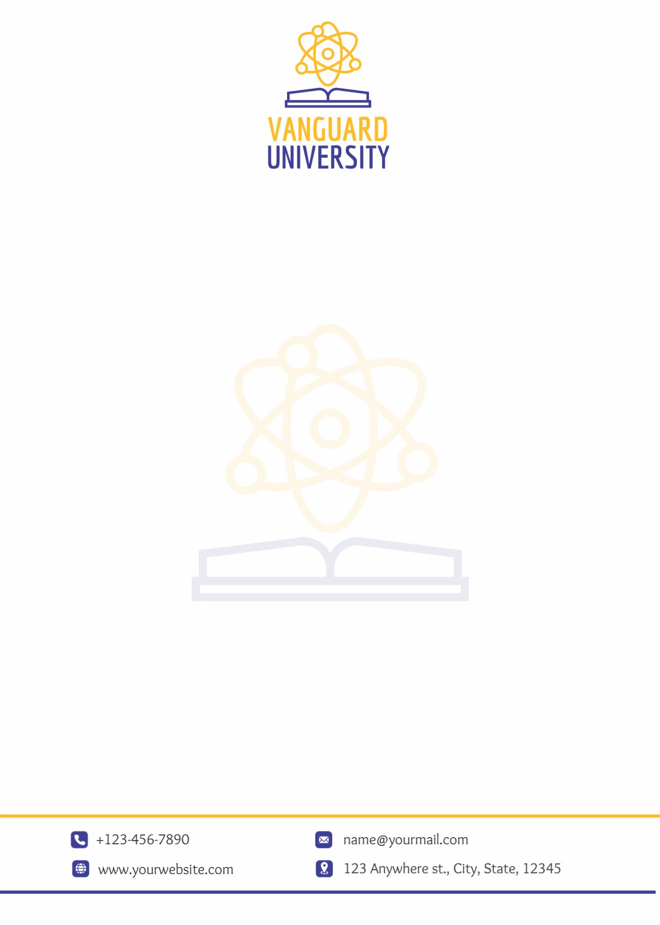 Education And Training Custom Letterhead Printing template preview 19