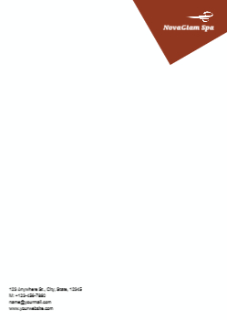 Spa Saloon Custom Letterhead Printing template preview 11