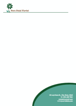 Management Custom Letterhead Printing template preview 4