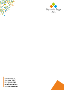 Marketing And Advertising Custom Letterhead Printing template preview 9