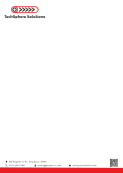 Computer Custom Letterhead Printing template preview 6