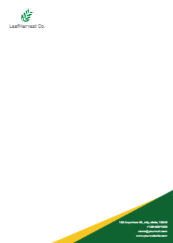 Agriculture Custom Letterhead Printing template preview 6