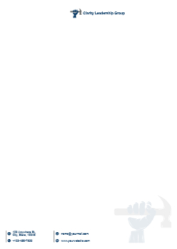Clean Simple Custom Letterhead Printing template preview 7