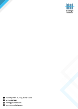 Management Custom Letterhead Printing template preview 5
