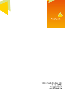 Marketing And Advertising Custom Letterhead Printing template preview 13