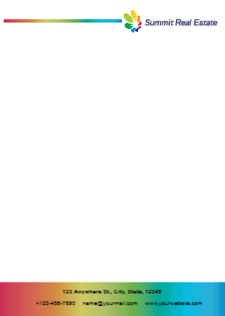 Computer Custom Letterhead Printing template preview 3