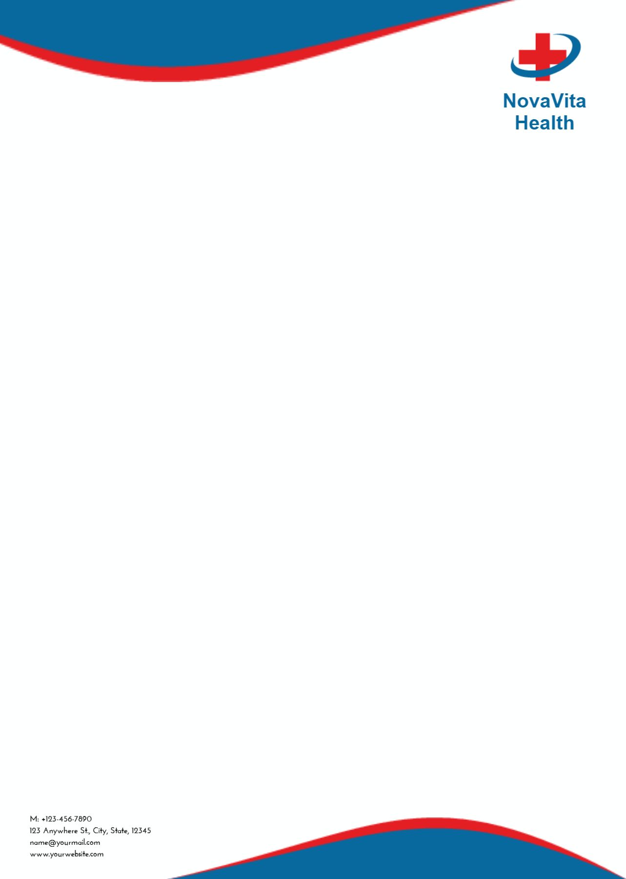 Health Care And Pharma Custom Letterhead Printing template preview 29
