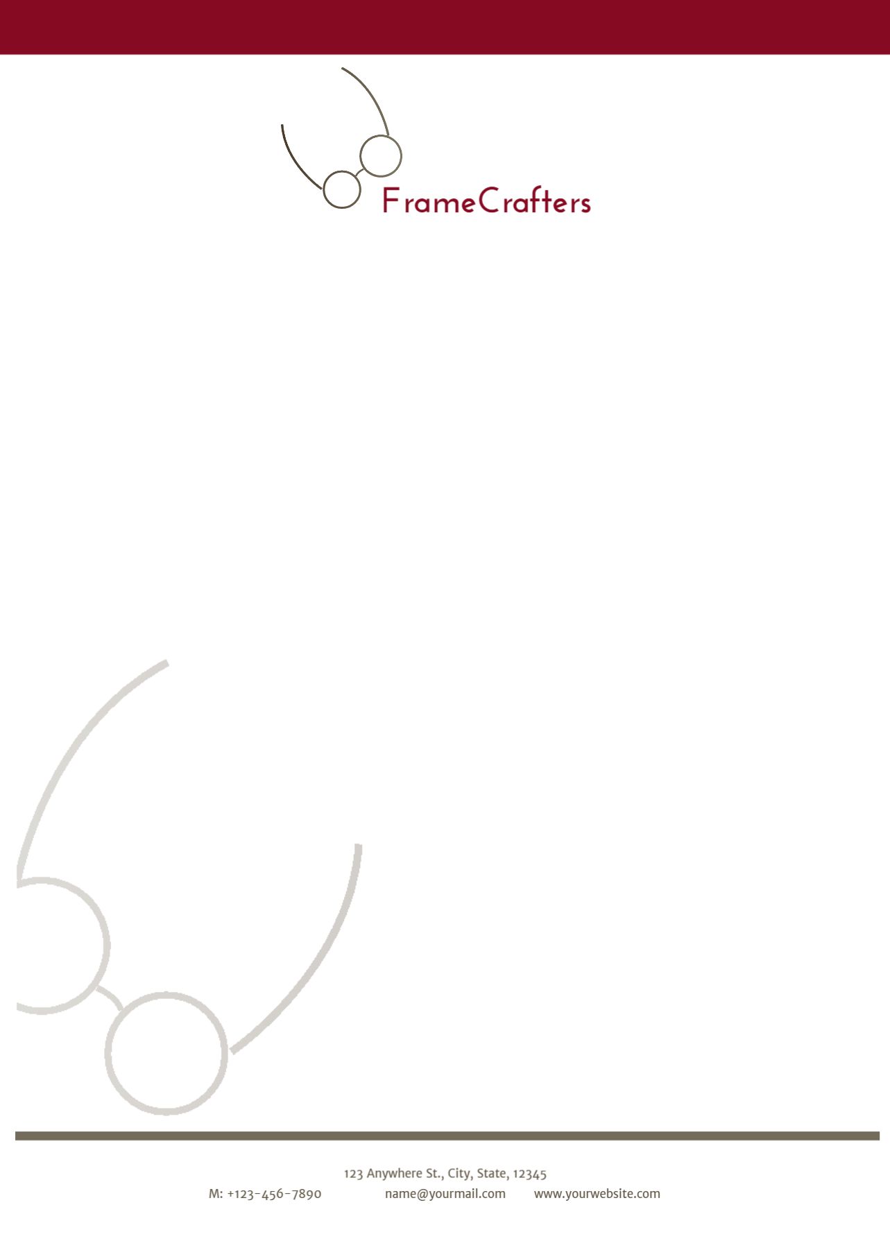 Retail Shop Stores Custom Letterhead Printing template preview 20