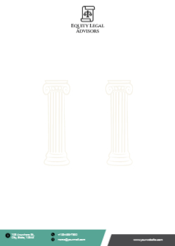 Lawyer Custom Letterhead Printing template preview 4