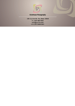 Arts And Photography Custom Letterhead Printing template preview 2