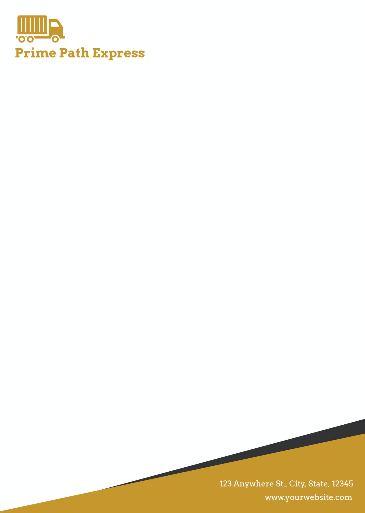 Transportation And Logistics Custom Letterhead Printing template preview 23