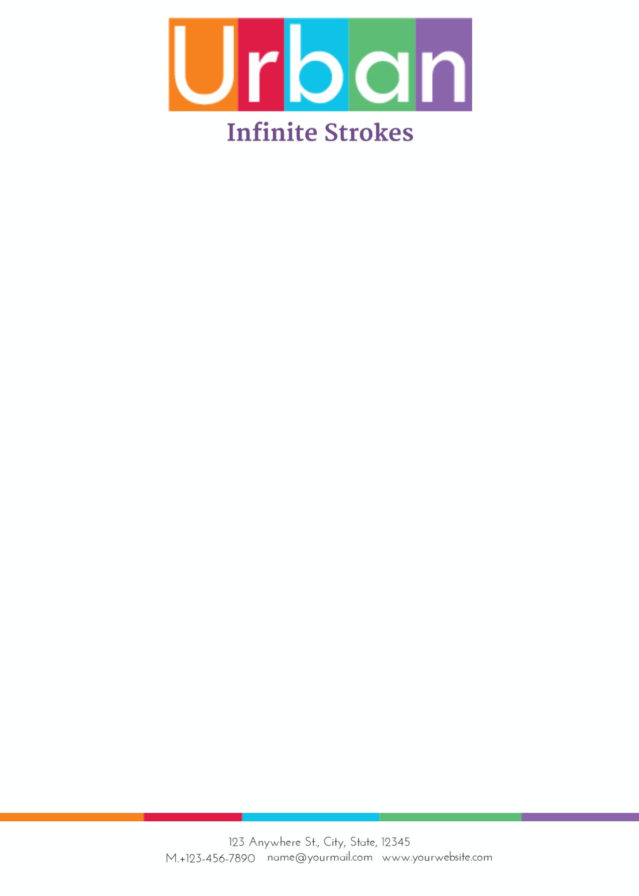 Arts And Photography Custom Letterhead Printing template preview 27