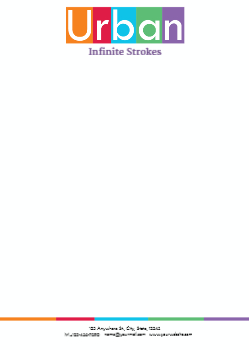 Arts And Photography Custom Letterhead Printing template preview 12