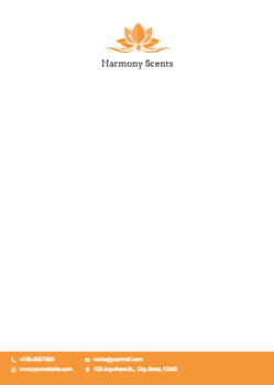 Fashion Custom Letterhead Printing template preview 3