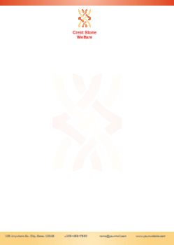 Business Services Custom Letterhead Printing template preview 3