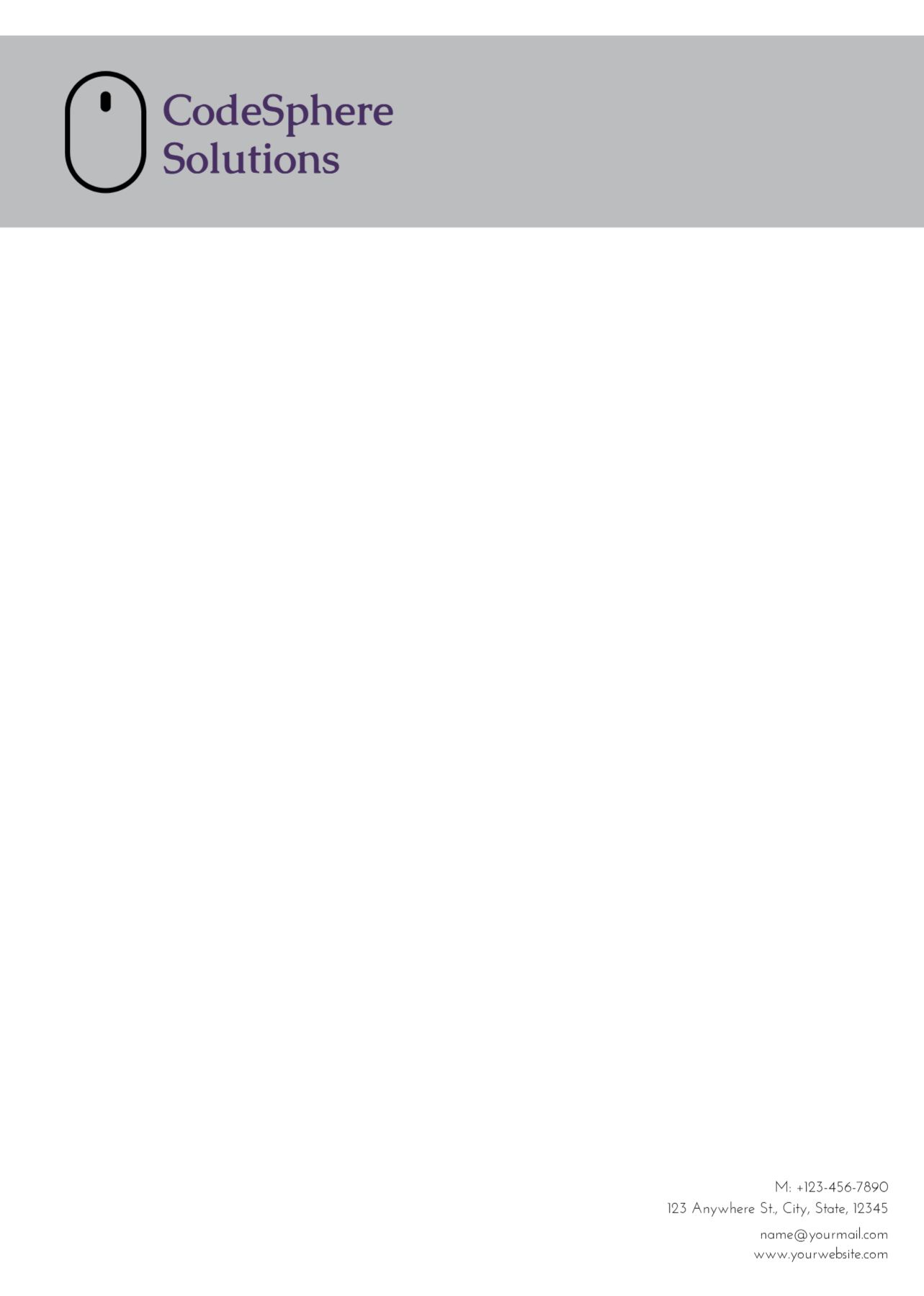 Basic Custom Letterhead Printing template preview 20