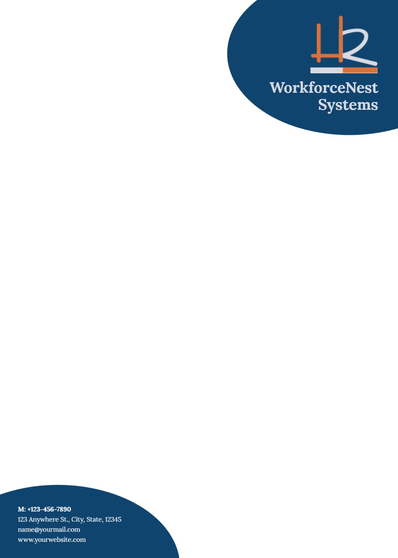 Human Resources Custom Letterhead Printing template preview 20