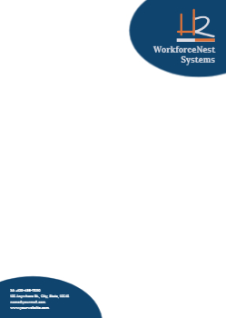 Human Resources Custom Letterhead Printing template preview 6
