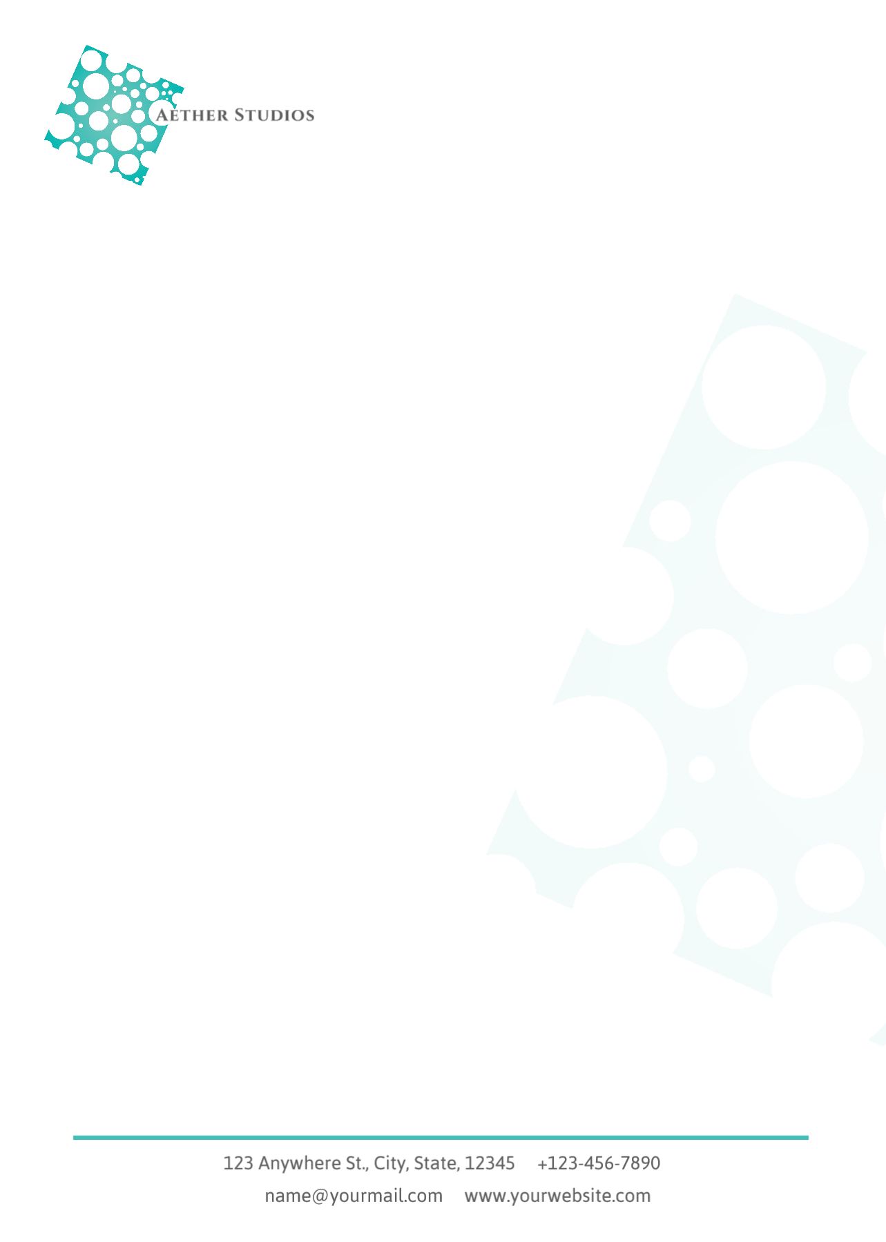 Electronics Custom Letterhead Printing template preview 18