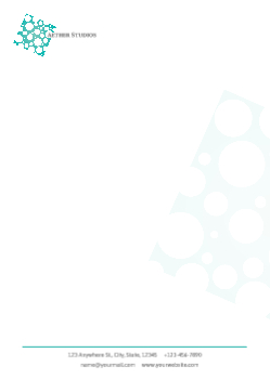 Electronics Custom Letterhead Printing template preview 3