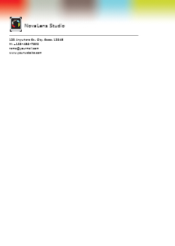 Arts And Photography Custom Letterhead Printing template preview 3