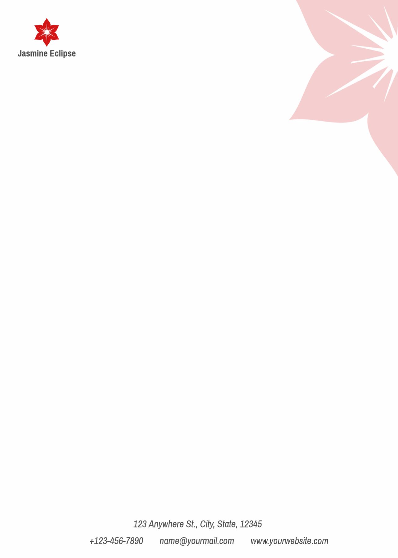 Communication Custom Letterhead Printing template preview 16