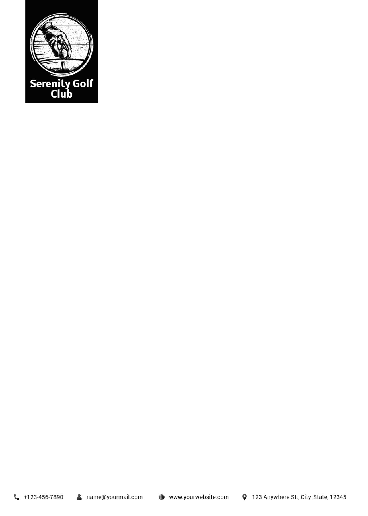 Sport Custom Letterhead Printing template preview 26