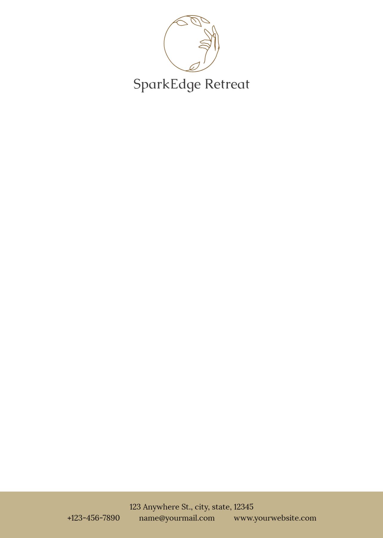 Beauty Custom Letterhead Printing template preview 21
