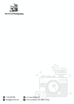 Music Dj Custom Letterhead Printing template preview 4