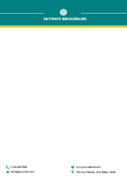 It And Internet Custom Letterhead Printing template preview 10
