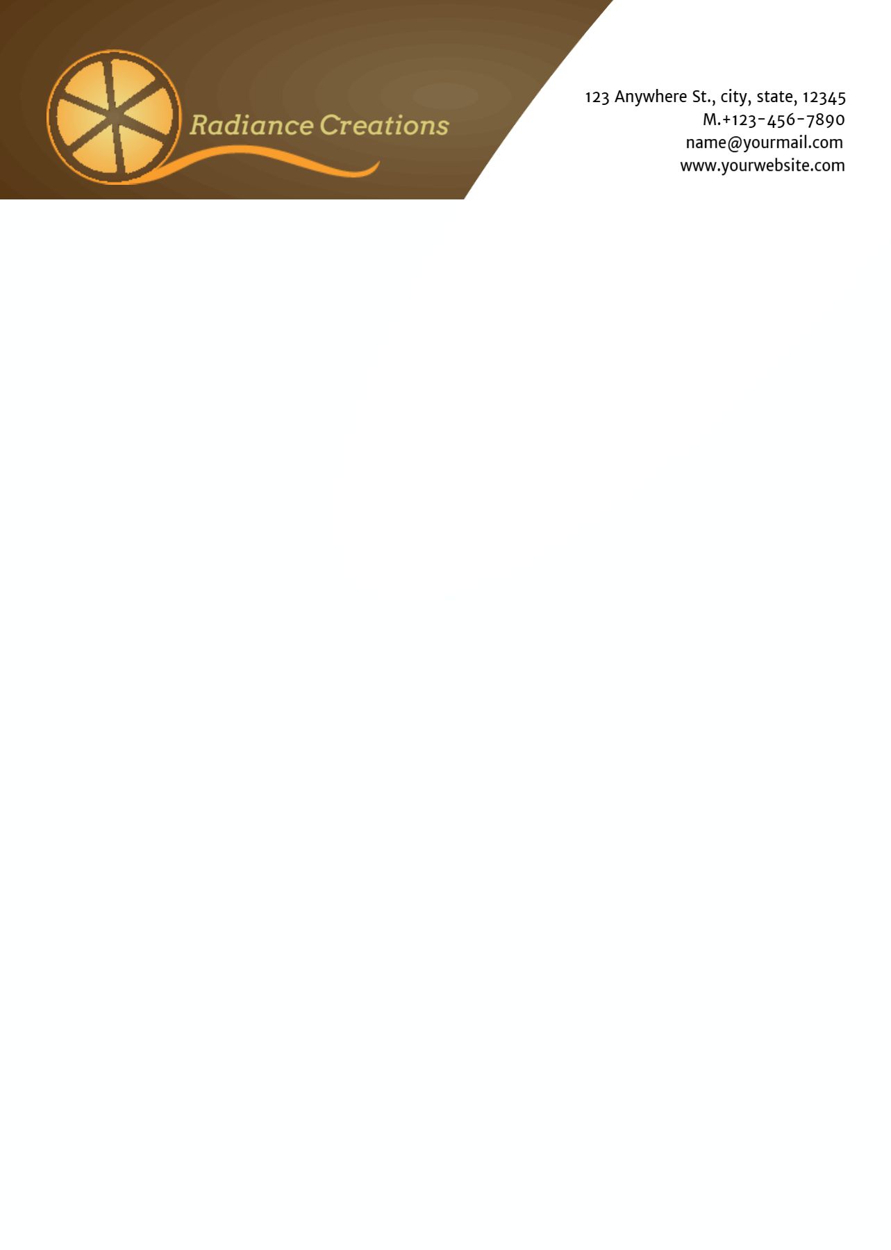 Arts And Photography Custom Letterhead Printing template preview 22